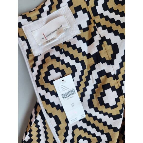 NWT Anthropologie The Cecily Fit & Flare Sweetheart Dress Sz XL Black #NC410 - Picture 8 of 11